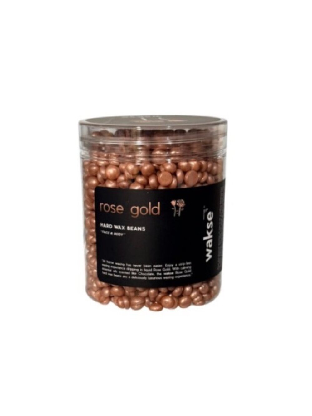 Wakse Rose Gold Wax Beads & Melting Pot